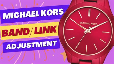 michael kors links for watch|michael kors watch band extender.